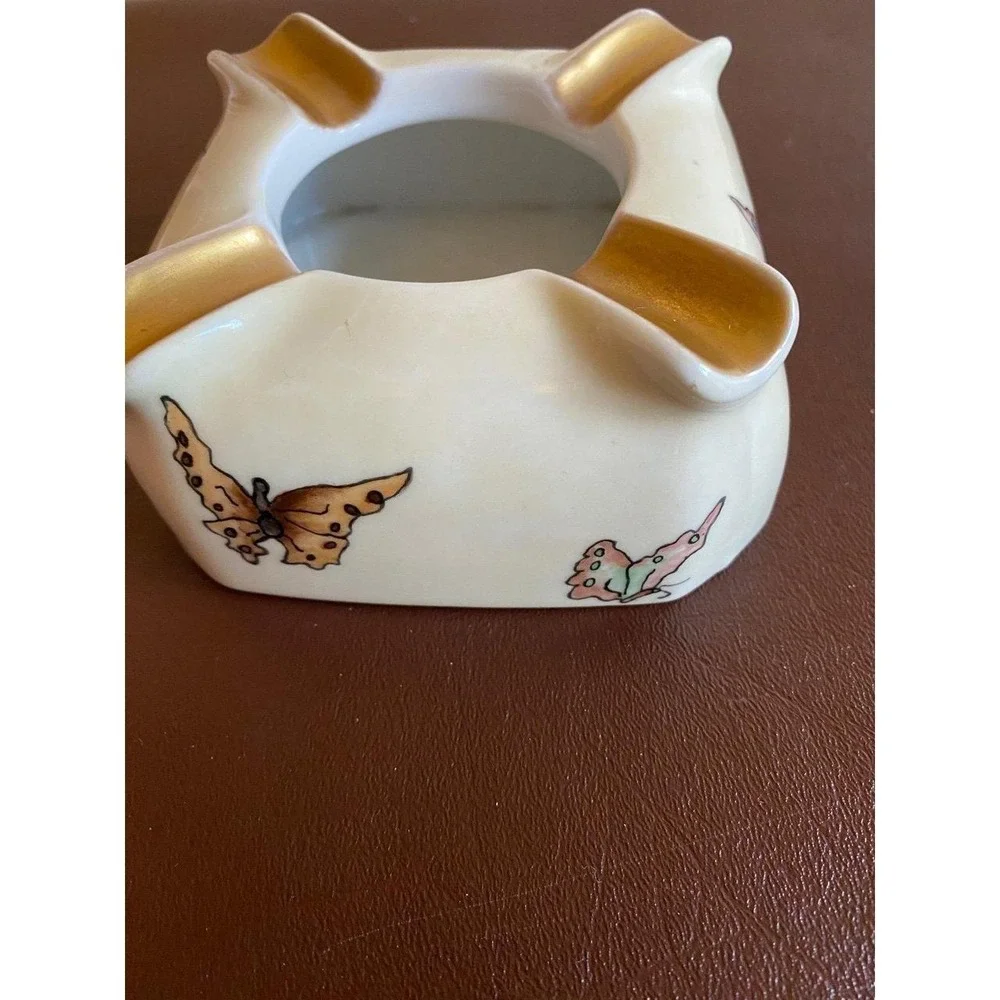 Vintage Noritake Butterfly Ash Tray